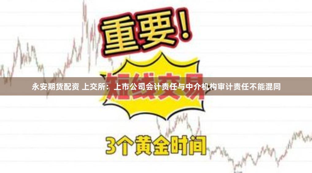 永安期货配资 上交所：上市公司会计责任与中介机构审计责任不能混同